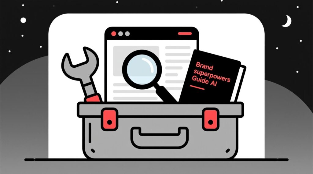 Two AI power-up tools for small businesses: brand voice extraction and competitor analysis.