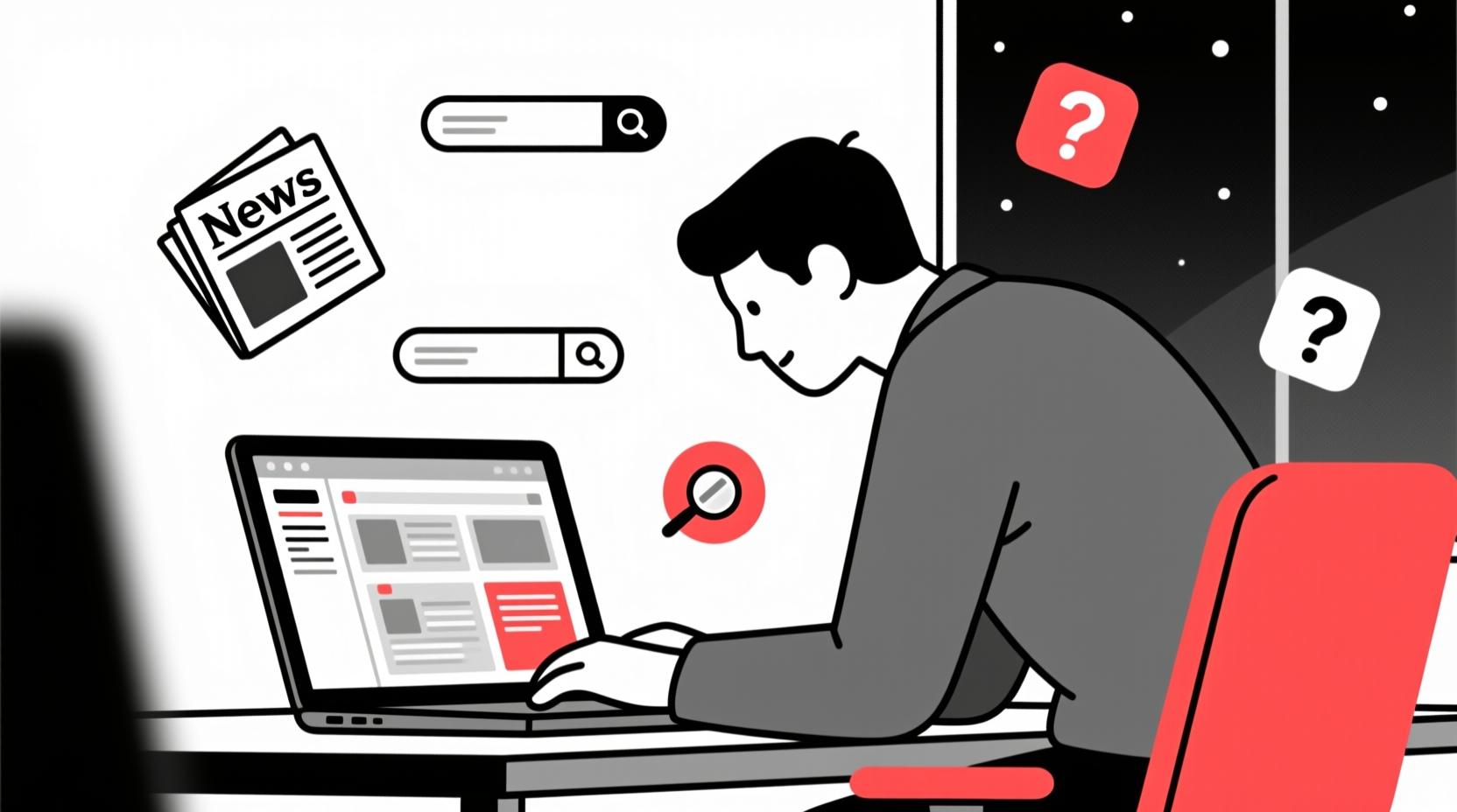 Illustration of deep-dive AI research using tools like Perplexity.ai for Canadian AI Guy’s Beyond the Bio blog.